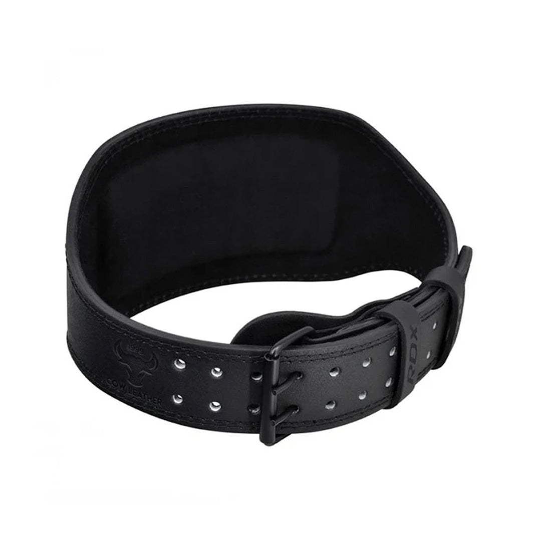 RDX 6 Inch Leather Gym Belt