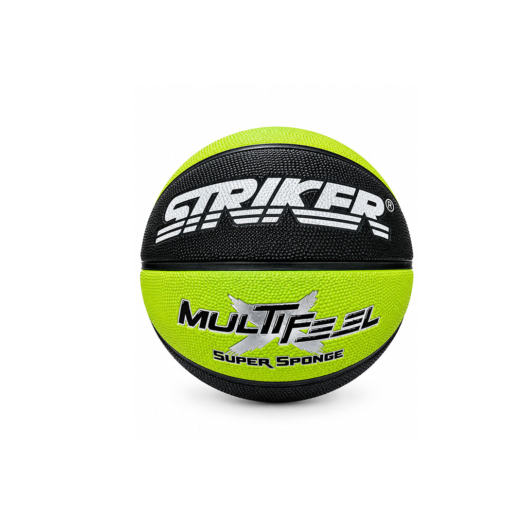 Striker Multi feel Basketball 7 Black/Green