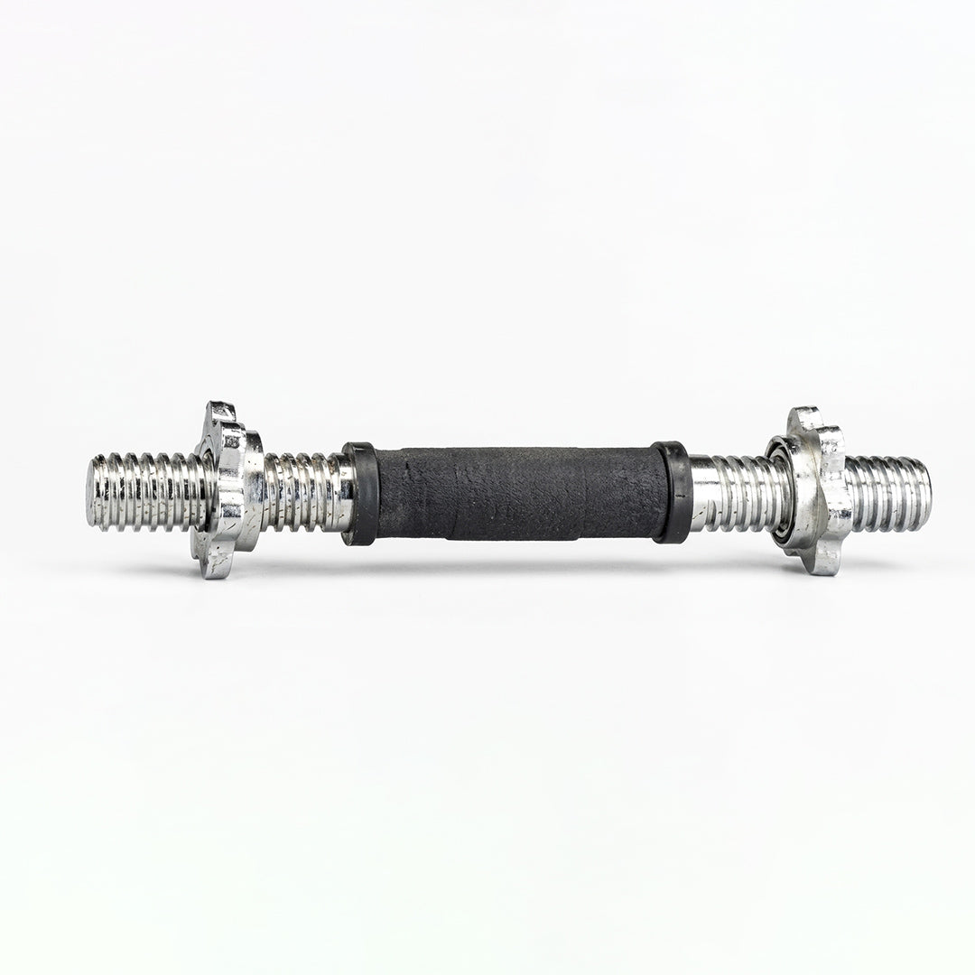 Athletico Solid Short Bar with Rubber Grip