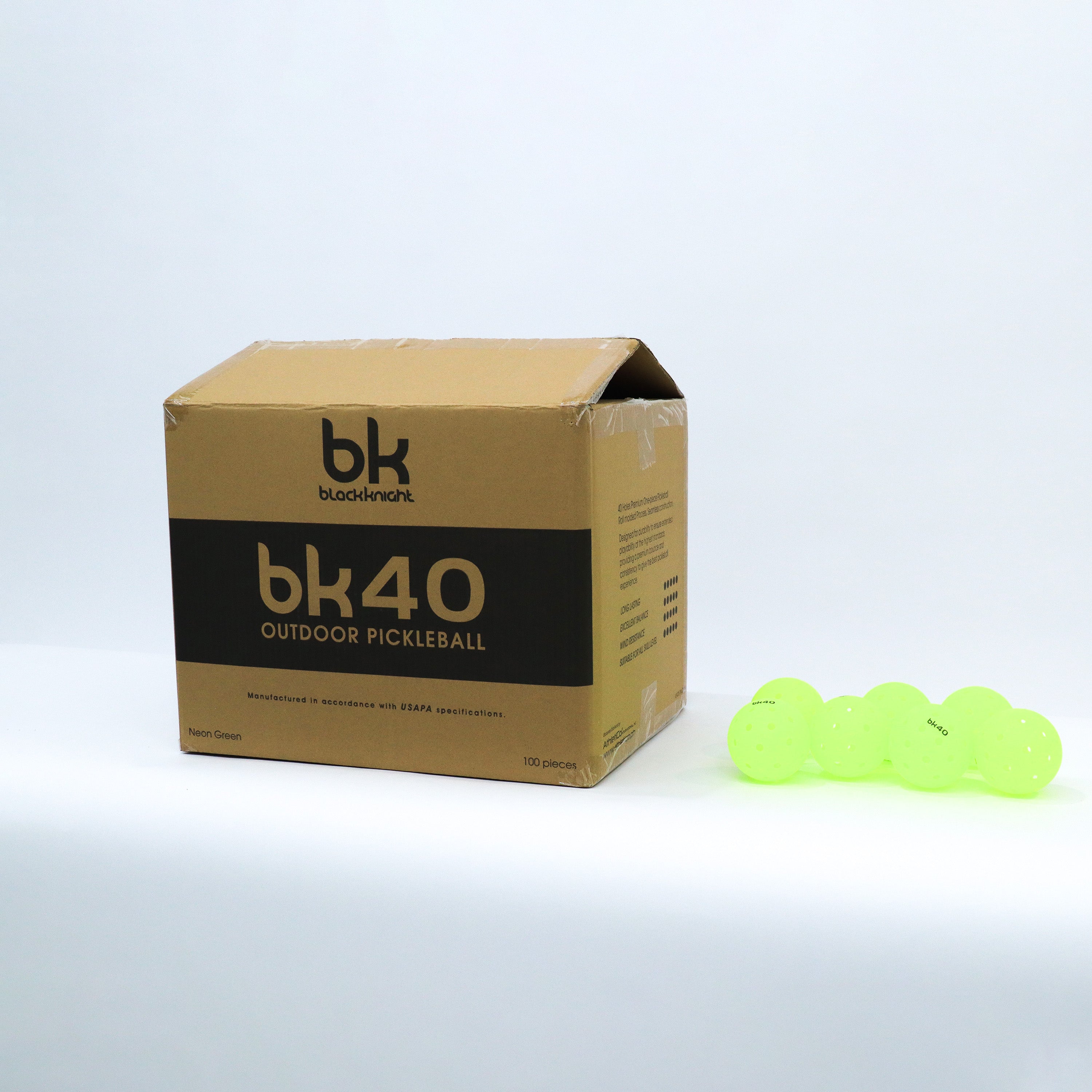 BK40 Pickleball 100 Pcs. Per Box