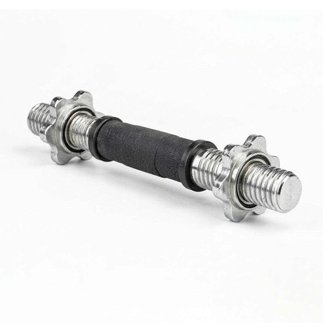 Athletico Solid Short Bar with Rubber Grip