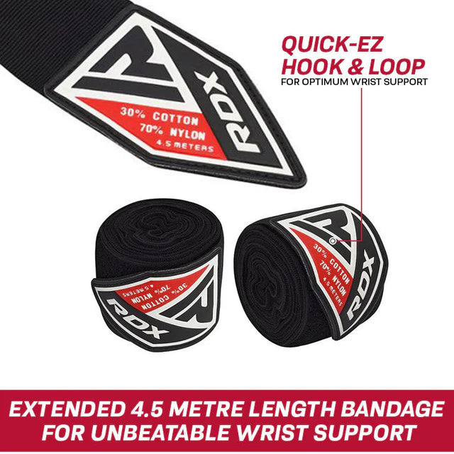 Rdx RB 4.5m Elasticated Hand Wraps