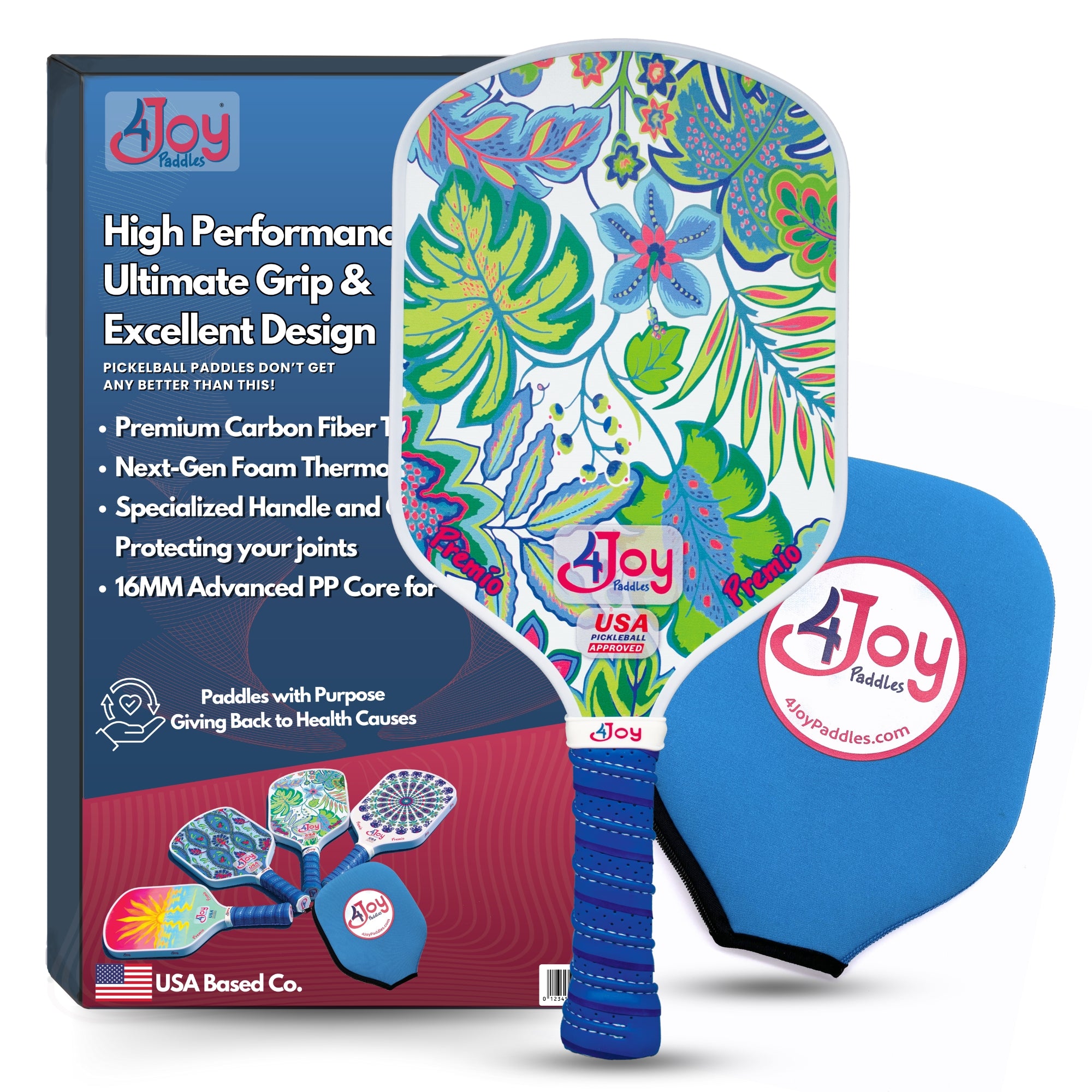 Premio Pickleball Paddle Palm